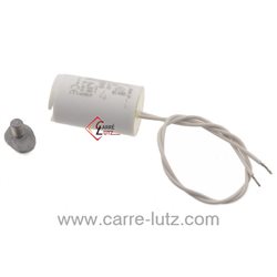 Condensateur permanent à fils 4 MF 450V ICAR, reference 23090106B
