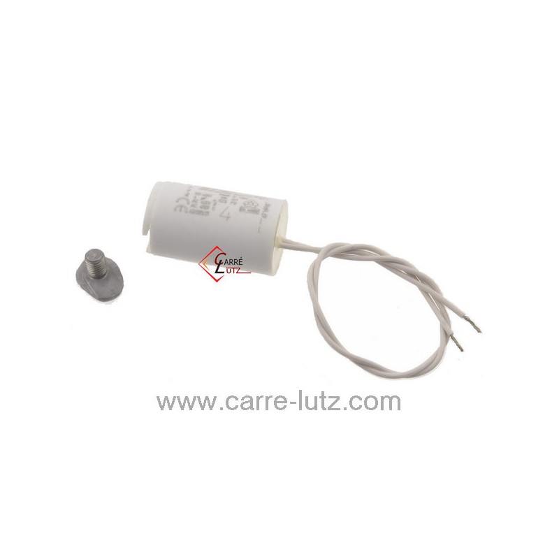 23090106B  Condensateur permanent à fils 4 MF 450V ICAR 4,10 €