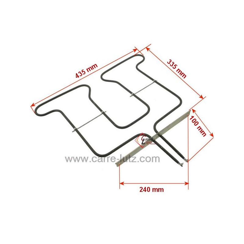 20390042  AS0000058 - Résistance de sole de four Fagor Brandt  70,20 €