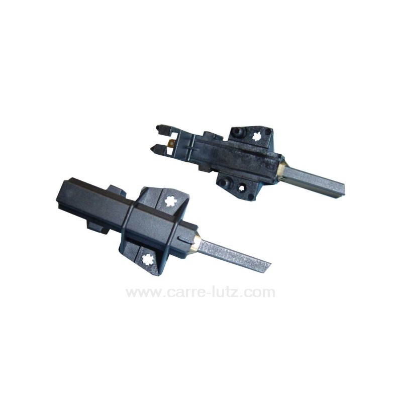 715729  481236248004 - Jeu de 2 charbons moteur de lave linge Brandt 51x9118 Whirlpool Electrolux 5,30 €