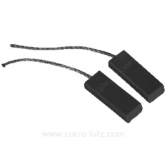 715730  00021521 - Jeu de 2 charbons moteur 5x12,5x35 de lave linge Bosch Siemens  5,60 €