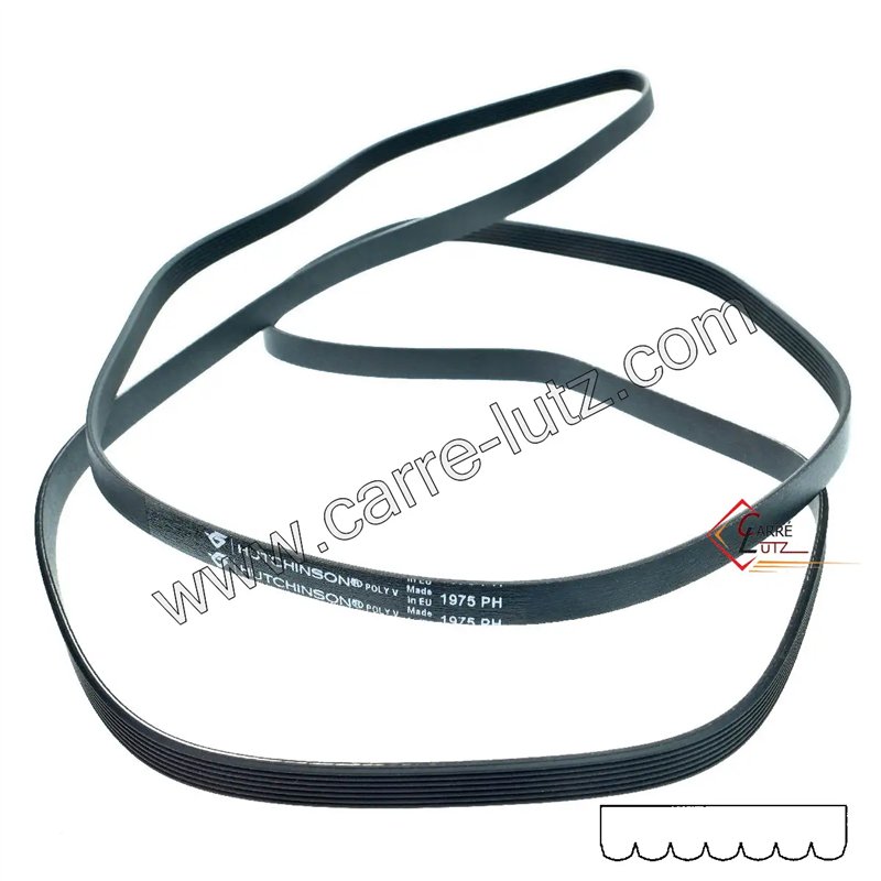 726052  1258288107 - Courroie plate 1975 H7 de sèche linge A.Martin Faure Electrolux Laden Whirlpool 481235818 6,90 €