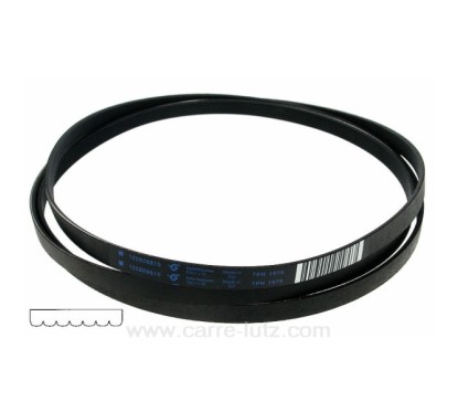 726052 1258288107 - Courroie plate 1975 H7 de sèche linge A.Martin Faure Electrolux Laden Whirlpool 481235818 6,60 €