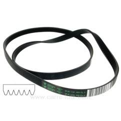 726122  55X2987 - Courroie 1161 J5 Mael de lave linge Fagor Brandt Vedette Bosch Siemens 6,00 €