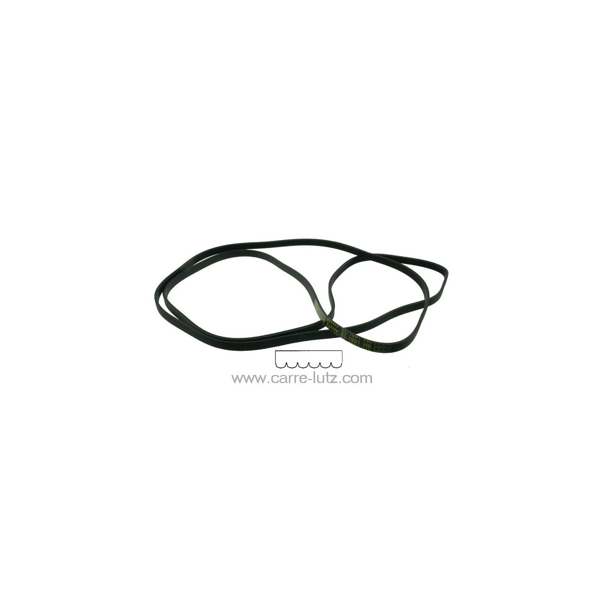 726270  C00116358 - Courroie plate de sèche linge 1991 H6  MAEL de sèche linge Ariston Indesit  9,30 €