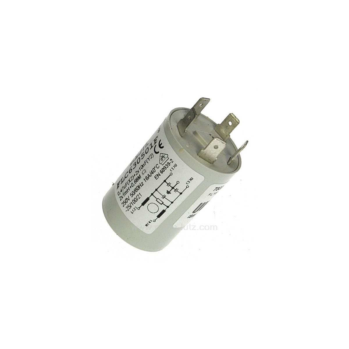 730201  Filtre antiparasite 4 Fils 0.47 MF 8,20 €