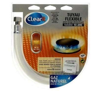 737023  Tuyau pour gaz naturel 1 mt raccords mécaniques 10 ans 15,70 €