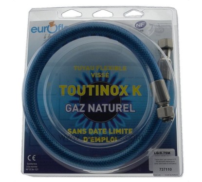737110  Tuyau pour gaz naturel 0,75 mt raccords mécaniques sans date limite d’utilisation 30,30 €