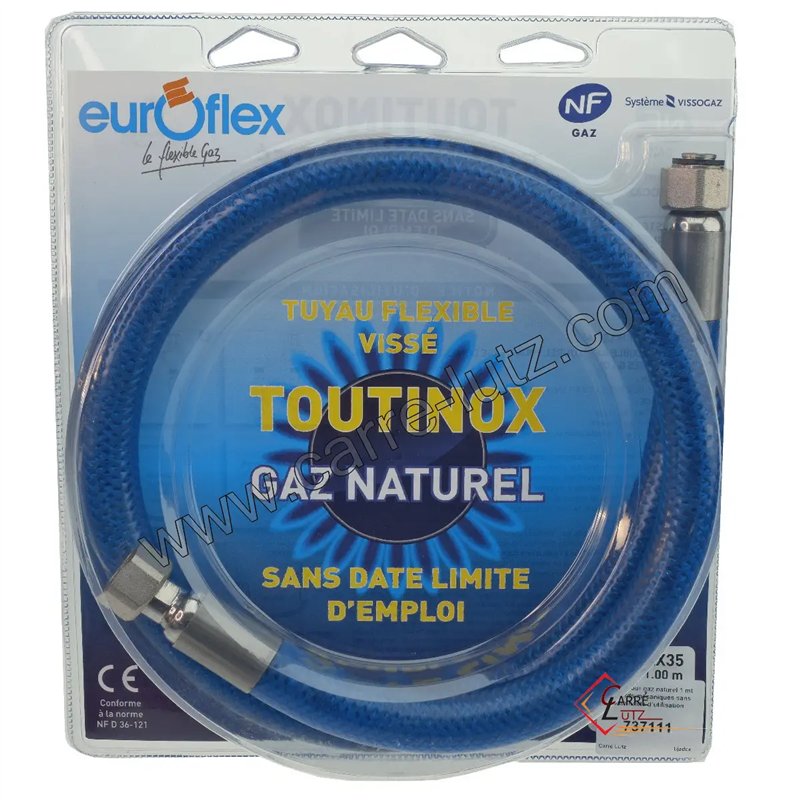 737111 Tuyau pour gaz naturel 1 mt raccords mécaniques sans date limite d’utilisation 33,60 € 737111 Tuyau pour gaz naturel 1 mt raccords mécaniques sans date limite d’utilisation 33,60 €