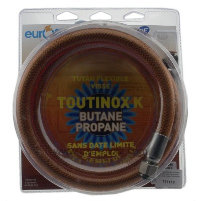 737118 Tuyau pour butane propane 2 mt raccords mécaniques sans date limite d’utilisation 38,70 €