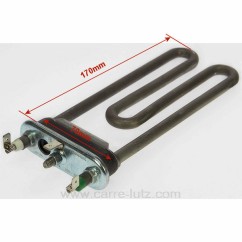 781128  C00094715 - Résistance 1700W percée de lave linge Ariston Indesit  6,50 €