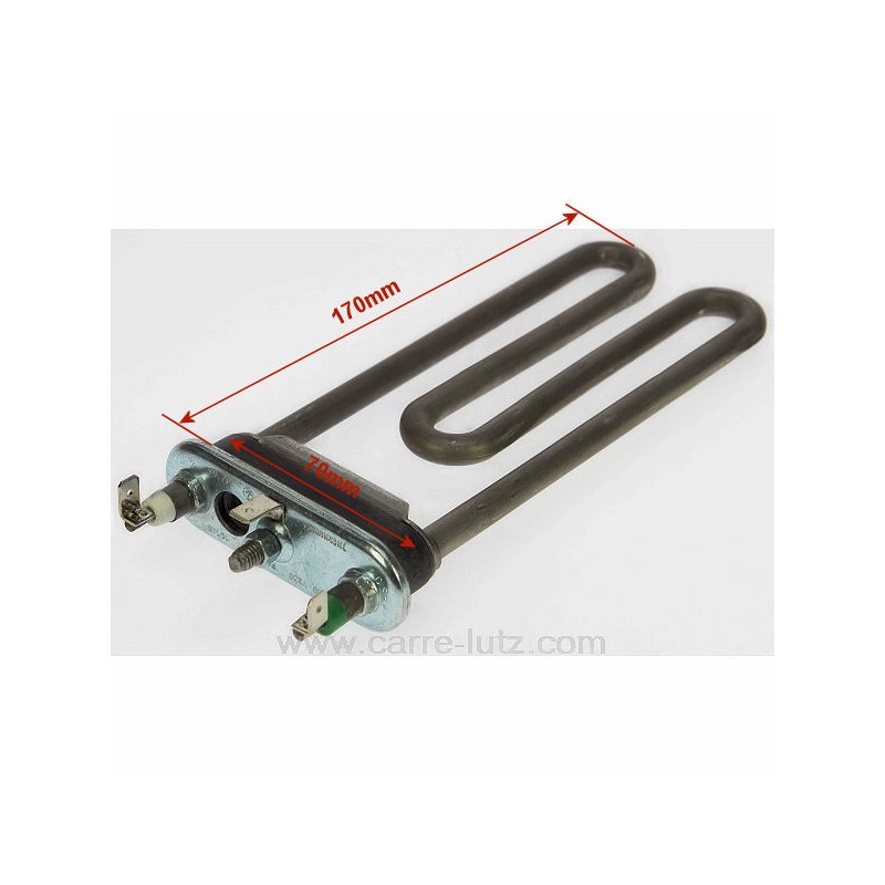 781128  C00094715 - Résistance 1700W percée de lave linge Ariston Indesit  6,50 €