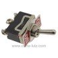 Interrupteur inverseur 10A 250V on/on 3 plots