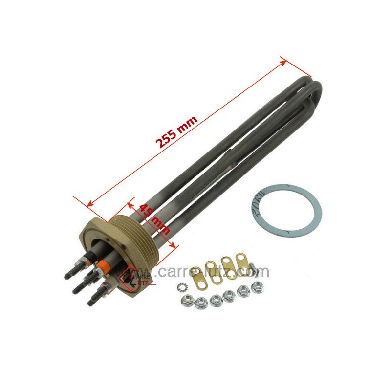 703801 Résistance de chauffe eau 3000W monophasé ou triphasé M45 245,70 € 703801 Résistance de chauffe eau 3000W monophasé ou triphasé M45 245,70 €
