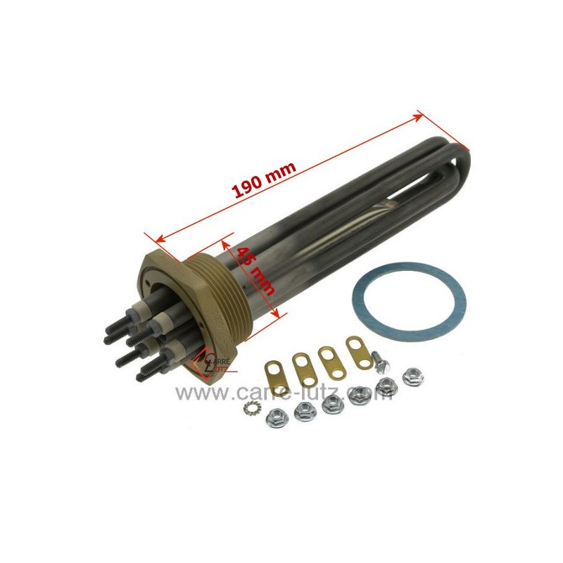 703800  Résistance de chauffe eau 2000W monophasé ou triphasé M45 233,80 €