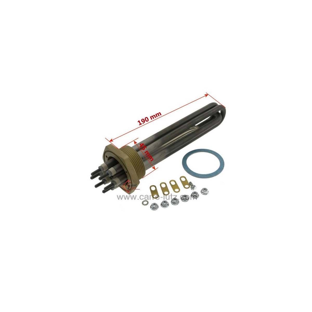 703800  Résistance de chauffe eau 2000W monophasé ou triphasé M45 233,80 €