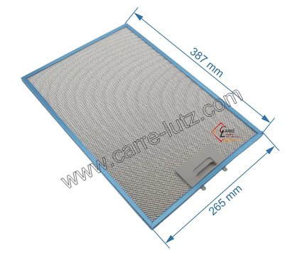 70190031  00742967 - Filtre à graisse métal 388,5x265mm de hotte aspirante Bosch Siemens 12,60 €