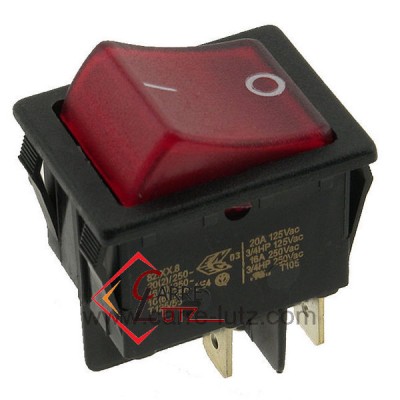 220201B  Interrupteur unipolaire à voyant rouge 2,80 €