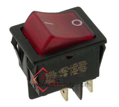 220201B  Interrupteur unipolaire à voyant rouge 2,80 €