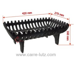 7064011  Grille de foyer en fonte 46 cm 102,20 €