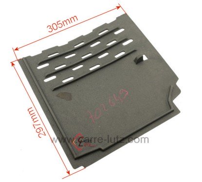702649  20369362101 - Support de foyer gauche nouveau modèle de convecteur Godin 76,80 €