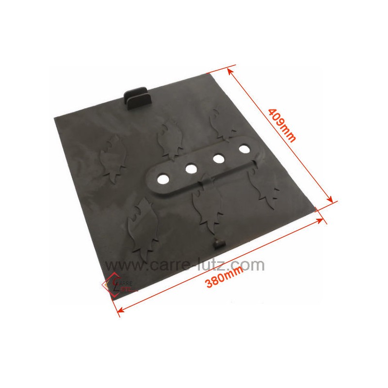 12404326800 - Plaque arrière gauche nouveau modele pour insert Godin 3268 3283