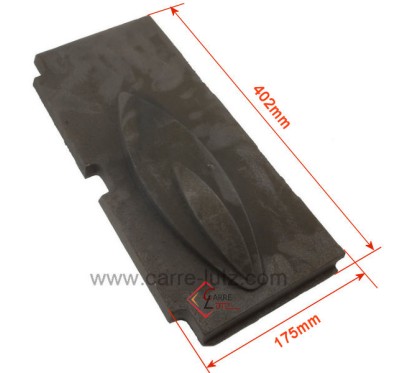 702620  10168336800 - Plaque laterale arriere droit de foyer Godin 3368 54,90 €