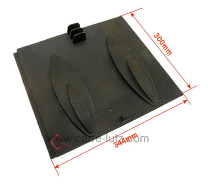 702636  10160665303000 - Plaque arriere de foyer d insert Godin 665303 140,30 €