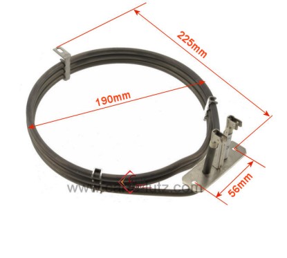 00001306657 - Résistance circulaire 2700W de four Godin Souveraine