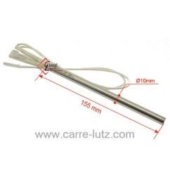 703944  Résistance 280W 10 mm longueur 155 mm de poêle à pellet 27,63 €