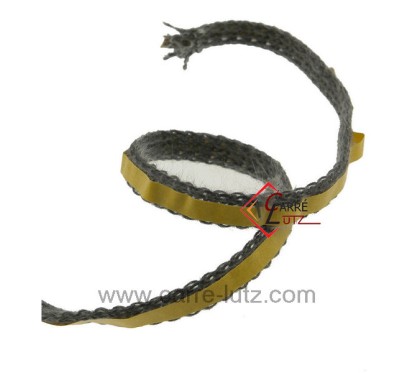 705011  Joint fibre de verre tressée plat 8x3 mm adhésif 2,70 €