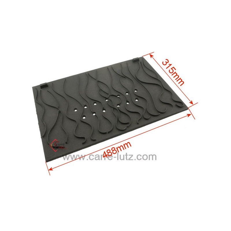 702054  F670598B - Taque décorée de foyer Invicta 93,90 €