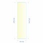 Verre réfractaire 64x272x275 mm n°21 Efel Surdiac