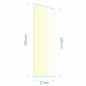 Verre réfractaire 72x229x250 mm n°13 Efel Surdiac