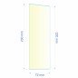 Verre réfractaire 72x230x220 mm n°5 Efel Surdiac