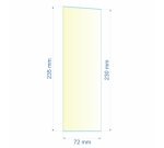 0072X230X235  Verre réfractaire 72x230x235 mm N°6 Efel Surdiac 9,40 €