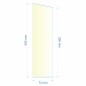 Verre réfractaire 72x250x265 mm N°14 Efel Surdiac