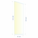Verre réfractaire 81x275x301 mm épaisseur 3 mm Efel Surdiac, reference 0081X275X301
