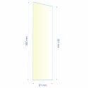 Verre réfractaire 81x301x320 mm Efel Surdiac, reference 0081X301X320