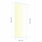 Verre réfractaire 84x234x250 mm Efel Surdiac