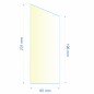 Verre réfractaire 85x196x231 mm N°16 Efel Surdiac