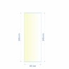 Verre réfractaire 85x249x249 mm épaisseur 3 mm N°18 Efel Surdiac, reference 0085X249X249