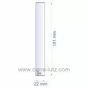 Verre réfractaire 22x181 mm épaisseur 3 mm