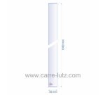 0035X1050  Verre réfractaire 35x1050 mm épaisseur 3 mm 18,60 €