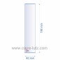 Verre réfractaire 40x190 mm épaisseur 3 mm