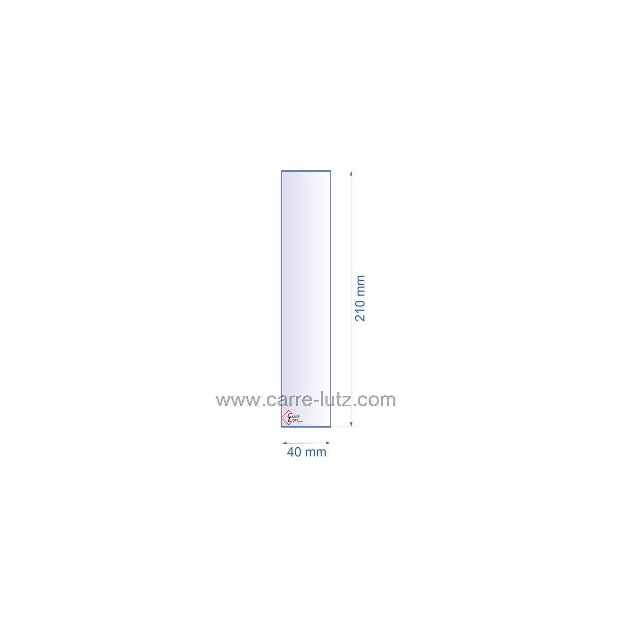 0040X210 Verre réfractaire 40x210 mm épaisseur 3 mm 4,90 € 0040X210 Verre réfractaire 40x210 mm épaisseur 3 mm 4,90 €