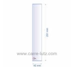 0040X251  Verre réfractaire 40x251 mm épaisseur 3 mm 5,20 €