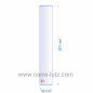 Verre réfractaire 40x251 mm épaisseur 3 mm