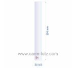 0030X250B  Verre réfractaire 30x250 mm biseauté épaisseur 3 mm 3,80 €