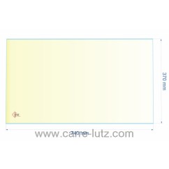 00253  AX611044 verre réfractaire Vitrocéramique 740x370 Invicta 126,50 €